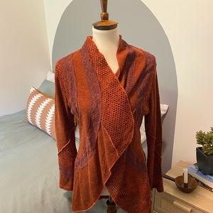 Anthropologie Nick and Mo maroon sweater size M